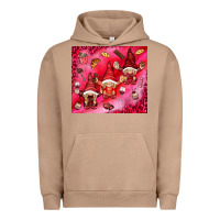 Pigment Burro gnomies with food Urban Hoodie - NancyCooperArtShop