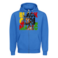 True Royal black girl magic juneteenth Zipper Hoodie - HRA Design Shop