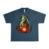 Midnight Navy Grinch Urban Heavy Tee - Unal Design