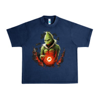Navy Grinch Urban Heavy Tee - Unal Design