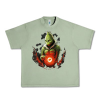 Oil Green Grinch Urban Heavy Tee - Unal Design
