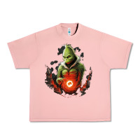 Salmon Grinch Urban Heavy Tee - Unal Design