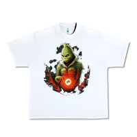 White Grinch Urban Heavy Tee - Unal Design