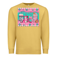 Antique Gold pink christmas coffee Premium Sweatshirt - Jasminsmagicworld