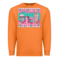 Carrot pink christmas coffee Premium Sweatshirt - Jasminsmagicworld