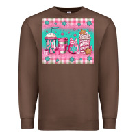 Chestnut pink christmas coffee Premium Sweatshirt - Jasminsmagicworld
