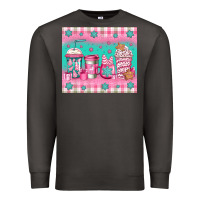 Smoke pink christmas coffee Premium Sweatshirt - Jasminsmagicworld