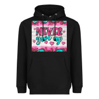 Black never give up Heavyweight Hoodie - JahusDesignShop