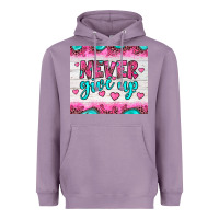 Lavender never give up Heavyweight Hoodie - JahusDesignShop