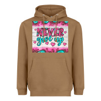 Toasted Coconut never give up Heavyweight Hoodie - JahusDesignShop