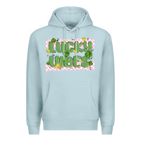 Blue Mist lucky vibes Premium Hoodie - MaliasSmallBusiness