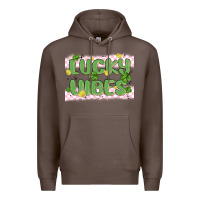 Coffee lucky vibes Premium Hoodie - MaliasSmallBusiness