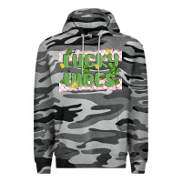Slate Camo lucky vibes Premium Hoodie - MaliasSmallBusiness
