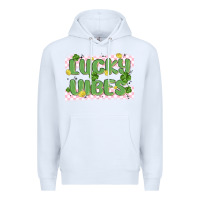 White lucky vibes Premium Hoodie - MaliasSmallBusiness