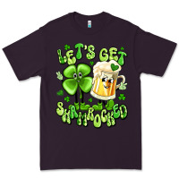Plum let's get shamrocked Premium Tee - Artiststas
