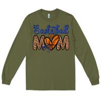 Army Green basketball mom Long Sleeve Tee - Zillion Design Studio