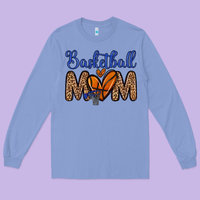 Basketball Mom Long Sleeve Tee Designed By Zillion Design Studio