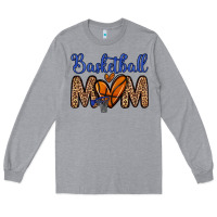 Heather Grey basketball mom Long Sleeve Tee - Zillion Design Studio