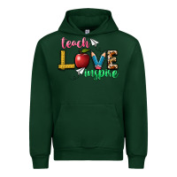 Forest Green teach love inspire Urban Hoodie - NancyCooperArtShop