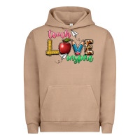 Pigment Burro teach love inspire Urban Hoodie - NancyCooperArtShop