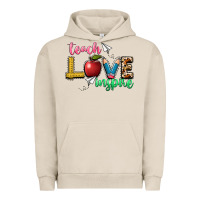 Pigment French Oak teach love inspire Urban Hoodie - NancyCooperArtShop