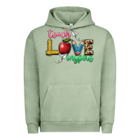 Pigment Oil Green teach love inspire Urban Hoodie - NancyCooperArtShop