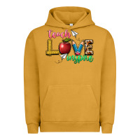 Pigment Peanut Butter teach love inspire Urban Hoodie - NancyCooperArtShop