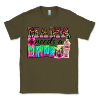 Army Green mama needs a drink Classic Tee - Zillion Design Studio