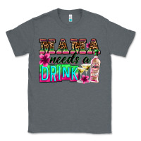 Charcoal Heather mama needs a drink Classic Tee - Zillion Design Studio