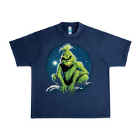 Navy Grinch Urban Heavy Tee - Unal Design