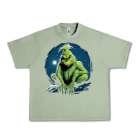 Oil Green Grinch Urban Heavy Tee - Unal Design