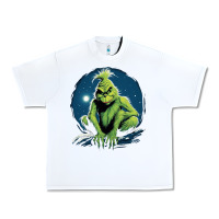 White Grinch Urban Heavy Tee - Unal Design