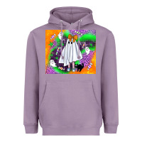 Lavender cute ghost halloween tumbler Heavyweight Hoodie - BundleAndBundleShop
