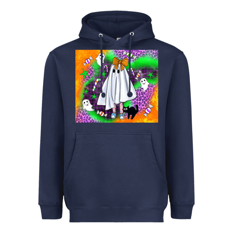 Cute Ghost Halloween Tumbler Heavyweight Hoodie by BundleAndBundleShop | Teevron