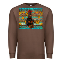 Chestnut doberman with western background Premium Sweatshirt - Artiststas