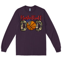 Plum basketball dad Long Sleeve Tee - Zillion Design Studio