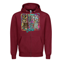 Burgundy summer vibes Zipper Hoodie - SublimationCraftShop