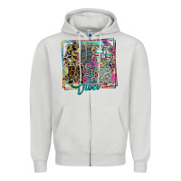 Dove Grey summer vibes Zipper Hoodie - SublimationCraftShop