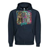 Navy summer vibes Zipper Hoodie - SublimationCraftShop