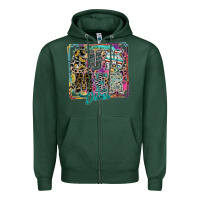 Sports Green summer vibes Zipper Hoodie - SublimationCraftShop