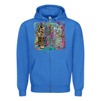 True Royal summer vibes Zipper Hoodie - SublimationCraftShop