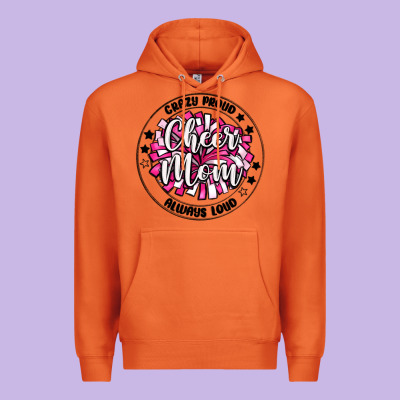 Cheer Mom Premium Hoodie Designed By Maliassmallbusiness