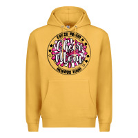 Mustard cheer mom Premium Hoodie - MaliasSmallBusiness