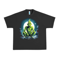Pigment Black Grinch Urban Heavy Tee - Unal Design