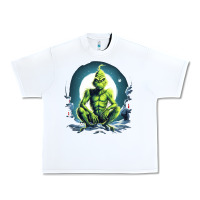 White Grinch Urban Heavy Tee - Unal Design