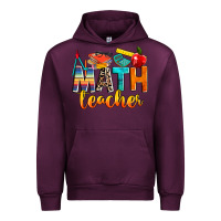 Mauve Wine math teacher Urban Hoodie - NancyCooperArtShop