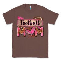 Chestnut football mom with leopard Classic Tee - Zillion Design Studio