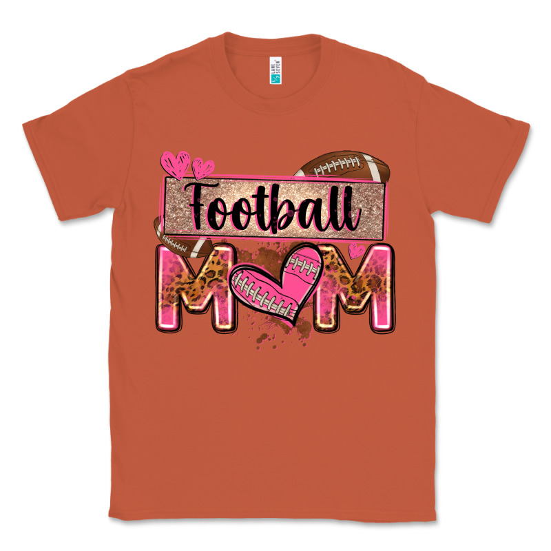 Football Mom With Leopard Classic Tee by Zillion Design Studio | Teevron