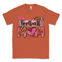 Copper football mom with leopard Classic Tee - Zillion Design Studio