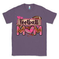 Lavender football mom with leopard Classic Tee - Zillion Design Studio